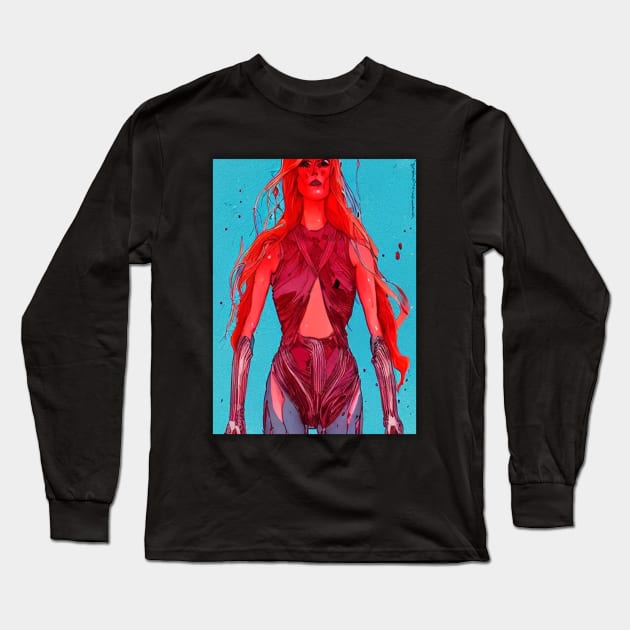 Conrad Roset Sexy Slime Long Sleeve T-Shirt by BilodeauBlue